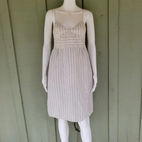 Theory | Dresses | Nwt Theory Melaena B White Striped Linen Dress | Poshmark Theory | Dresses | Nwt Theory Melaena B White Striped Linen Dress | Poshmark